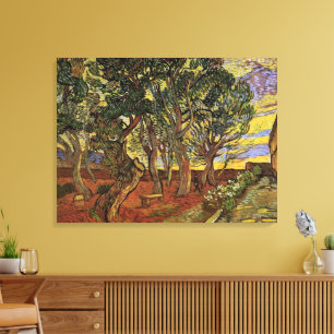 Impressão Em Tela Jardim do Hospital Santo-Paul de Vincent van Gogh