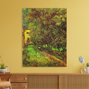 Impressão Em Tela Jardim do Hospital Santo-Paul de Vincent van Gogh