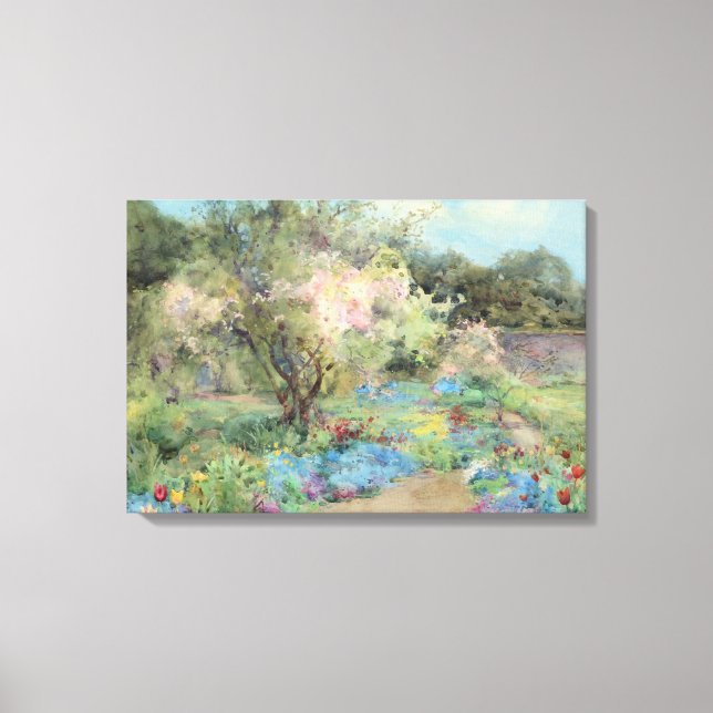 Impressão Em Tela Jardim em Kilmurry (por Mildred Anne Butler) (Frente)