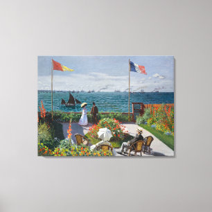 Impressão Em Tela Jardim em Sainte-Adresse, Pintura Famosa