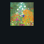 Impressão Em Tela Jardim Flor | Gustav Klimt<br><div class="desc">Jardim da Flor (1905-1907) do artista austríaco Gustav Klimt é uma obra-prima vibrante da arte do início do século 20. Esta exuberante e impressionista cena se rompe com flores coloridas numa tapeçaria mesmerante da natureza, refletindo o estilo decorativo do Klimt e o amor pelos motivos florais. As texturas ricas e...</div>