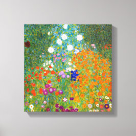 Impressão Em Tela Jardim Flor por Gustav Klimt Impressão de Tela