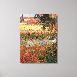 Impressão Em Tela Jardim Flor, Vincent van Gogh.