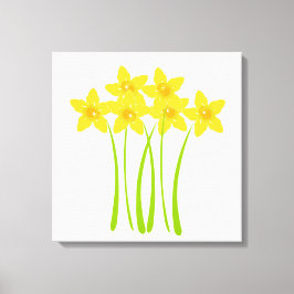 Impressão Em Tela Jardineiro-Mestre Floral Daffodils Personalizado