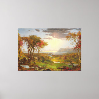 Impressão Em Tela JASPER F. CROPSEY Autumn No Rio Hudson 1860-