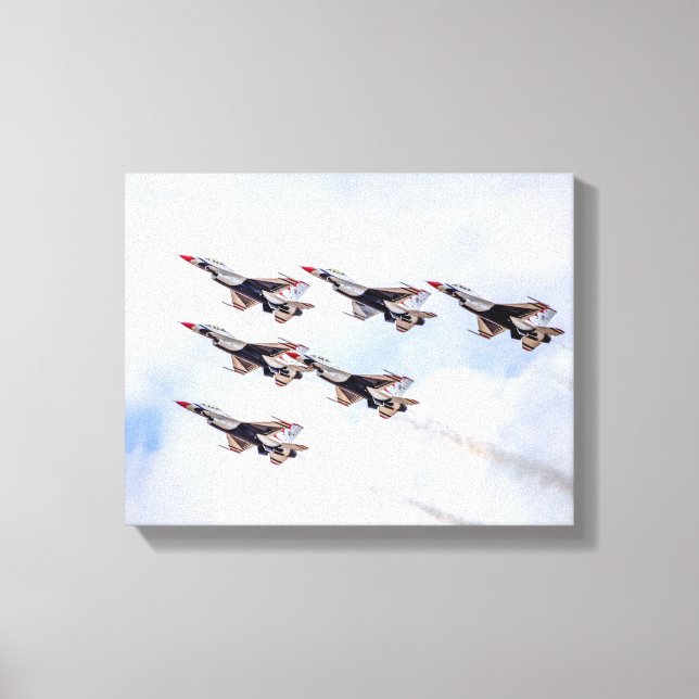 Impressão Em Tela Jatos de 9871-Luz (Frente)