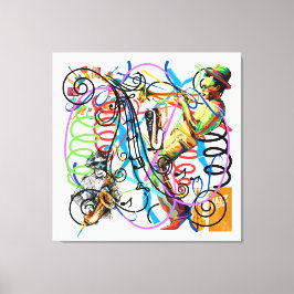 Impressão Em Tela Jazz Fest