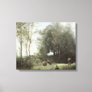 Impressão Em Tela Jean-Baptiste-Camille Corot - Arleux-Palluel,