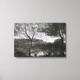 Impressão Em Tela Jean-Baptiste-Camille Corot - Ville-d'Avray