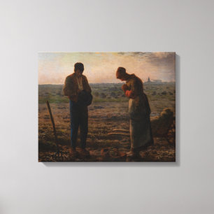 Impressão Em Tela Jean-Francois Millet - O Angelus