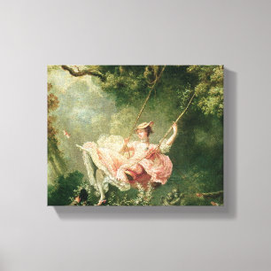 Impressão Em Tela Jean-Honore Fragonard - The Swing