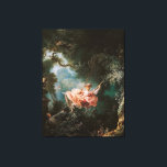 Impressão Em Tela Jean-Honoré Fragonard's The Swing<br><div class="desc">The Swing,  também conhecido como The Happy Acidents of the Swing,  cerca de 1767. Jean-Honoré Fragonard (5 de abril de 1732 - 22 de agosto de 1806) era um pintor e imprimor francês cujo falecido modo Rococo se distinguia por facilidades,  exuberância e hedonismo notáveis.</div>