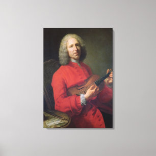 Impressão Em Tela Jean-Philippe Rameau com um violino