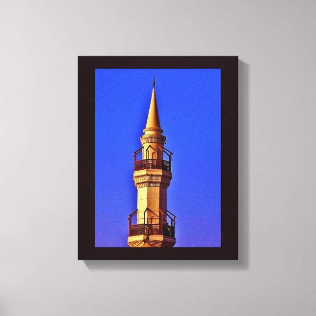 Impressão Em Tela Jeddah Minaret (Frente)