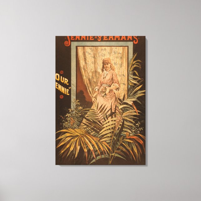 Impressão Em Tela Jennie Yeamans "Our Jennie" Toca Poster (Frente)