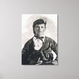 Impressão Em Tela Jesse Woodson James (foto de b/w)