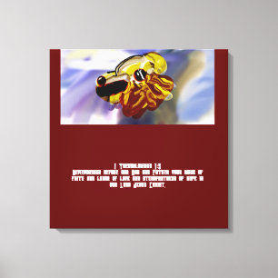 Impressão Em Tela Jesus ama