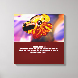 Impressão Em Tela Jesus ama