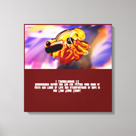 Impressão Em Tela Jesus ama