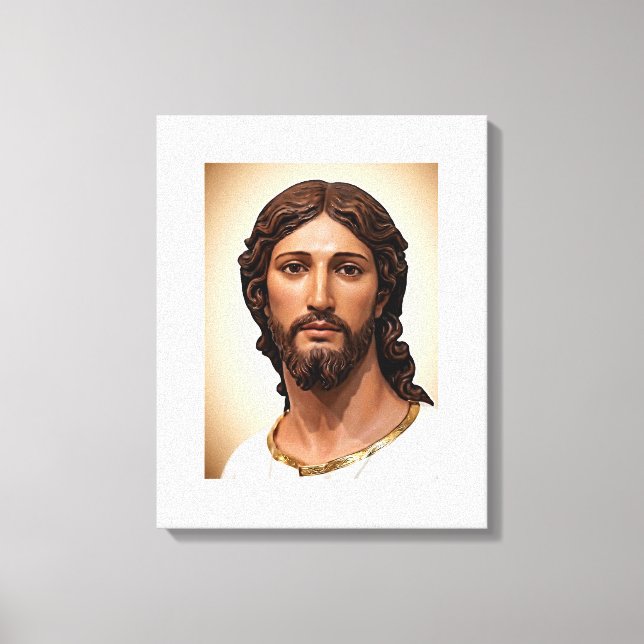 Impressão Em Tela Jesus Cristo Ama Você (Frente)