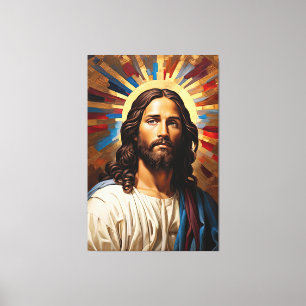 Impressão Em Tela Jesus Cristo - Luz da Fé