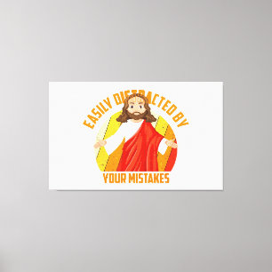 Impressão Em Tela Jesus engraçado