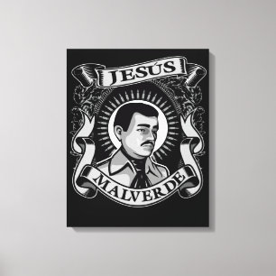 Impressão Em Tela Jesus Malverde Gift mexicano Herói Jesus Malverde