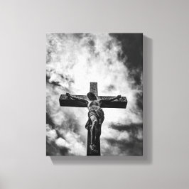 Impressão Em Tela Jesus na Cruz – Tela de Fé e Redenção  