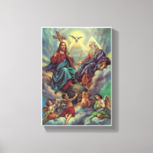 Impressão Em Tela Jesus no céu