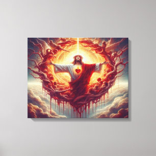 Impressão Em Tela jesus sagrado coração Solenidade dos mais sagrados