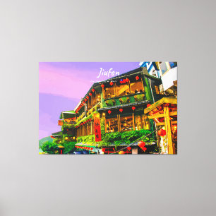 Impressão Em Tela Jiufen, Taiwan - Antiga Casa de Chá