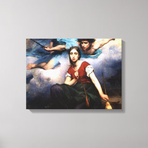 Impressão Em Tela Joana De Arco Por Eugène Thirion