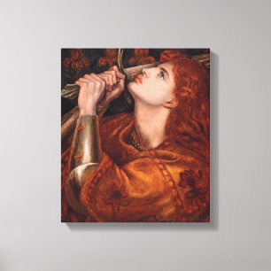 Impressão Em Tela Joana do arco, C. 1882 por Dante Gabriel Rossetti
