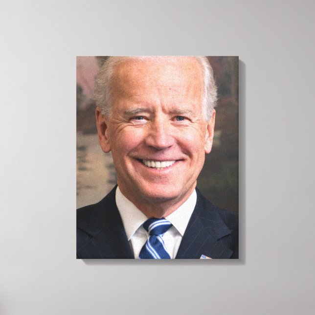 Impressão Em Tela Joe Biden Retrait Foto (Frente)