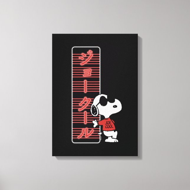 Impressão Em Tela Joe Legal Japonês Neon Lights (Frente)