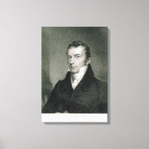 Impressão Em Tela Joel Roberts Poinsett (gravura)