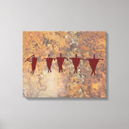 Impressão Em Tela Jogador de flauta e caravana