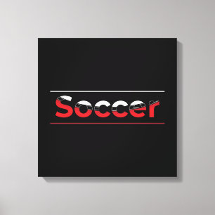 Impressão Em Tela Jogador de Futebol - Arte Geométrica Minimalista