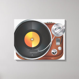 Impressão Em Tela Jogador de música do DJ