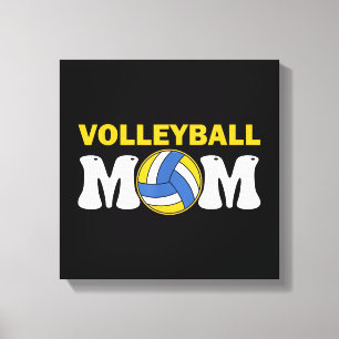 Impressão Em Tela Jogadora Engraçada no Dia da Camisa de Voleibol Fe