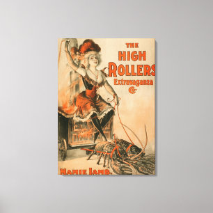 Impressão Em Tela Jogo do cordeiro Mamie" da extravagância dos rolo