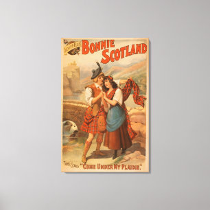 Impressão Em Tela Jogo escocês 2 de Bonnie Scotland de Sidney R.