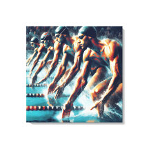 Jogos de olimpiadas: Nadadores prontos para inicia