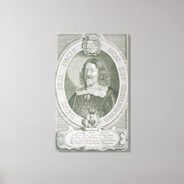 Impressão Em Tela Johann Adler Salvius (1590-1652), de "Retratos d (Frente)