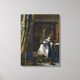 Impressão Em Tela Johannes Vermeer - Alegoria de fé