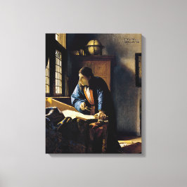 Impressão Em Tela Johannes Vermeer - O Geógrafo