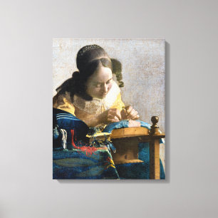 Impressão Em Tela Johannes Vermeer - O Lacemaker