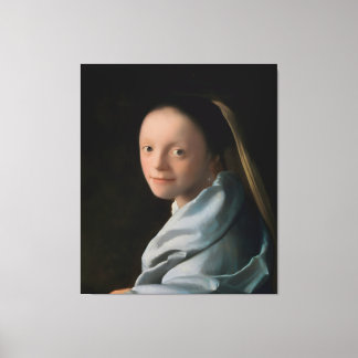 Impressão Em Tela Johannes Vermeer painting