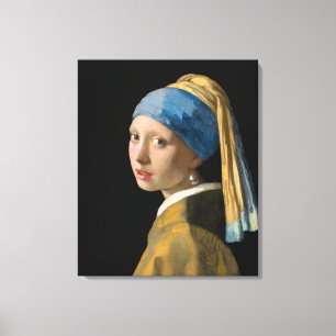 Impressão Em Tela Johannes Vermeer - Rapariga com um Ouriço de Pér