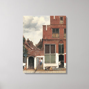 Impressão Em Tela Johannes Vermeer The Little Street Classic